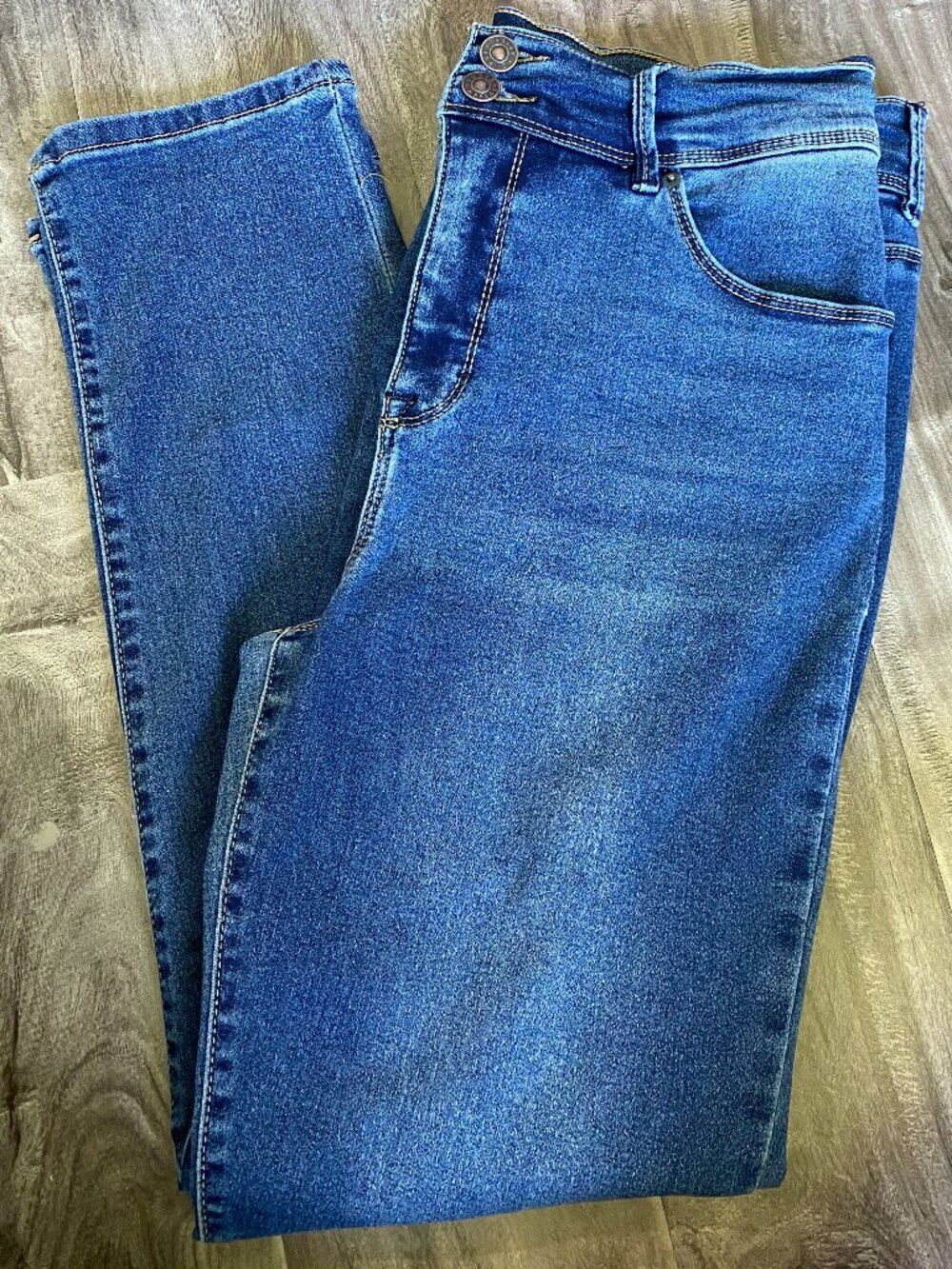 #46  Blue Denim Jeans Petite